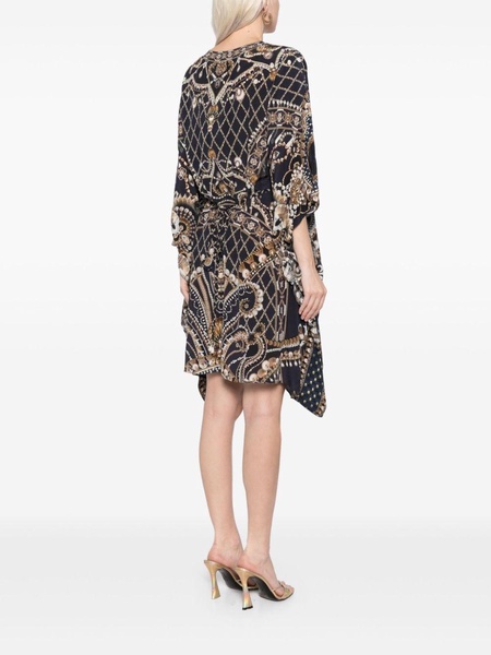 short printed kaftan