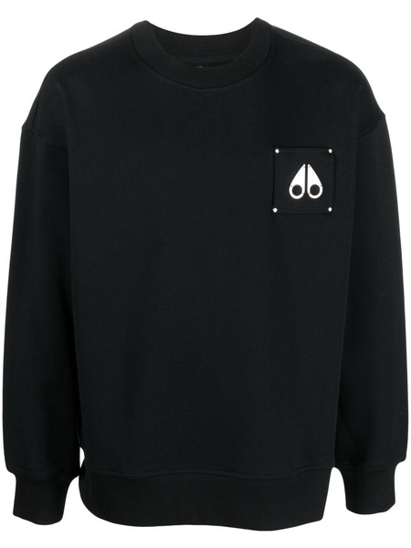 chest logo-patch detail sweatshirt