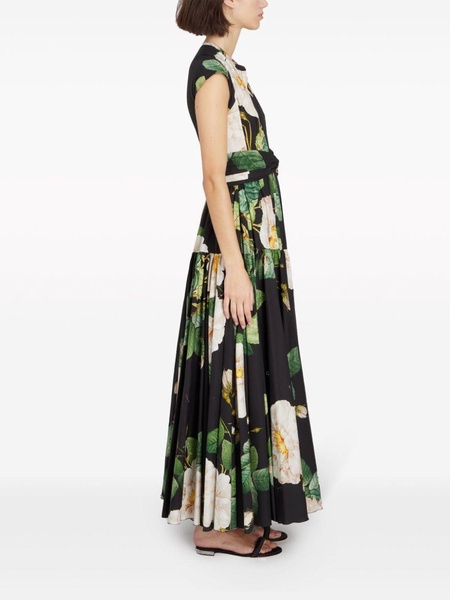 Giant Bloom maxi dress