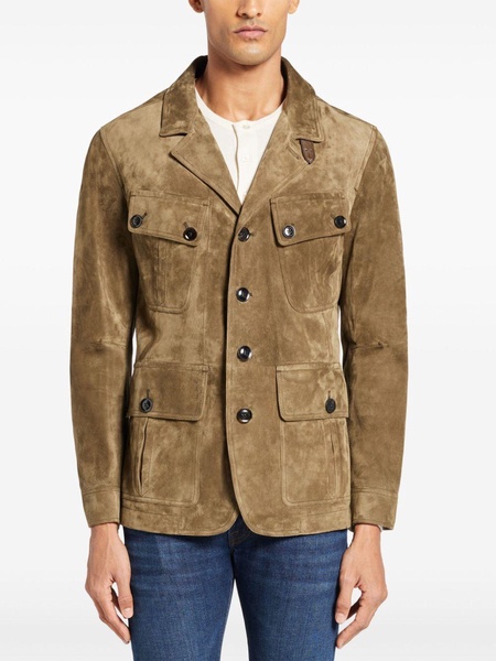 suede military jacket