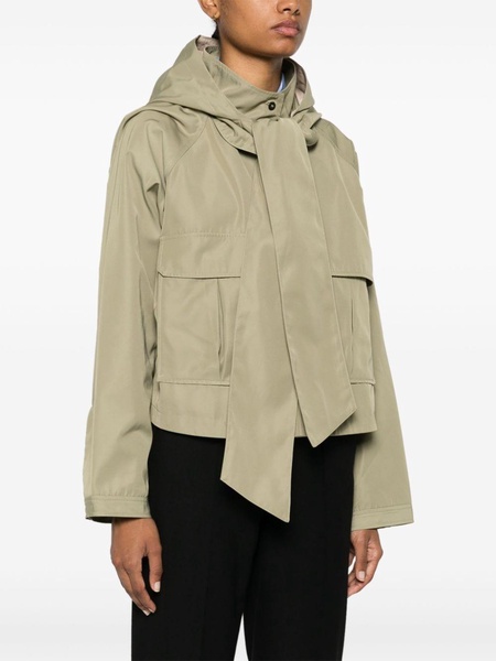 hooded military jacket