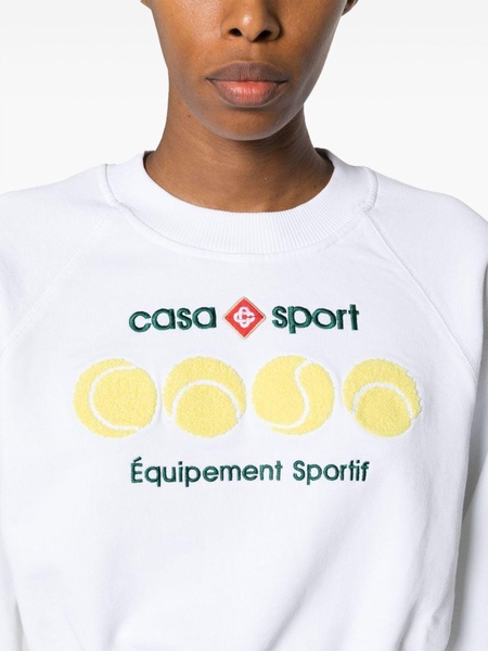 Casa Sport Tennis Balls organic-cotton sweatshirt