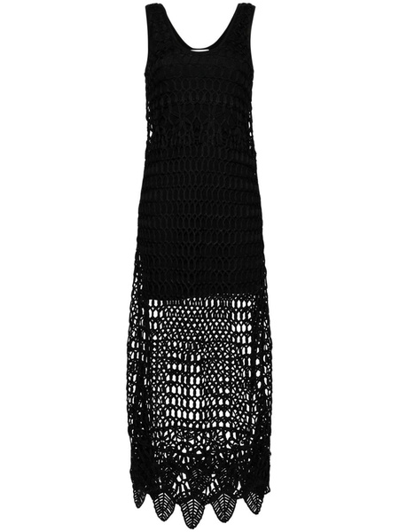 Regina open-knit maxi dress