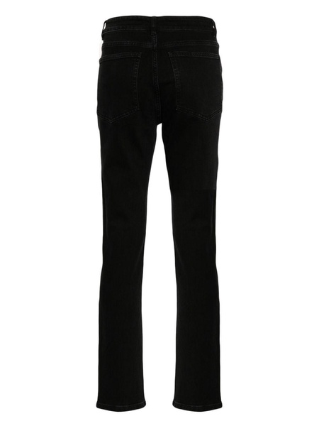 Stellen high-rise straight-leg jeans