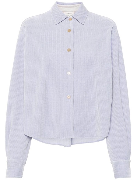 classic-collar corduroy shirt