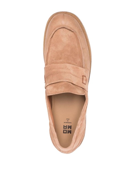 slip-on suede loafers