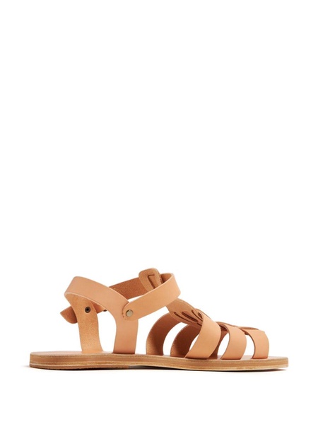 flat leather sandals