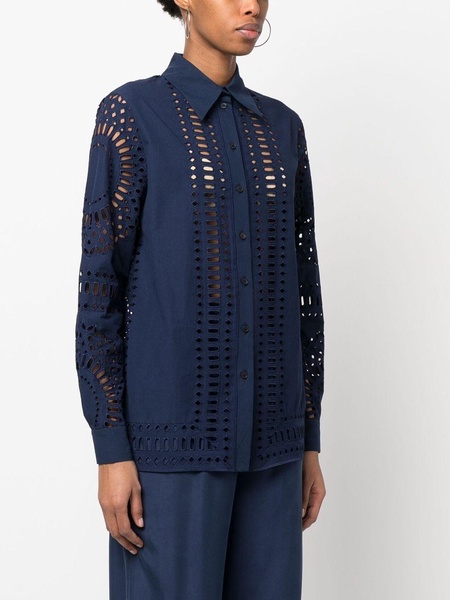 broderie-anglaise shirt