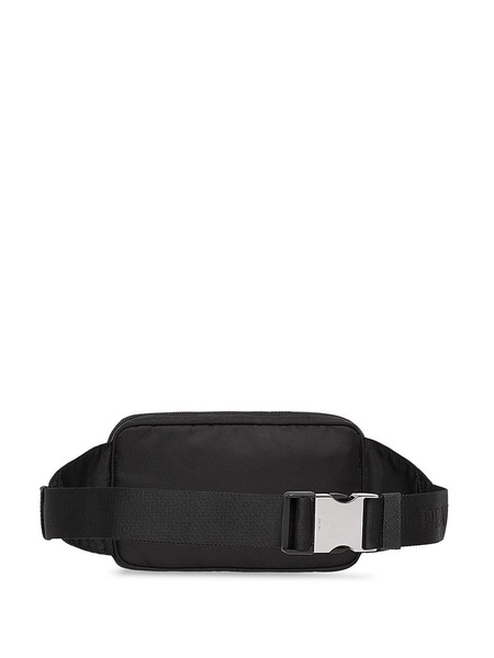 logo-plaque belt bag