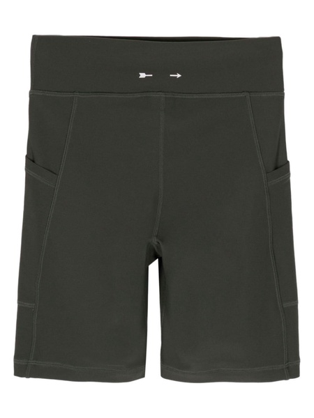 Peached compression shorts