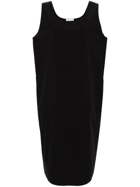 Black Lidia Cotton Midi Dress