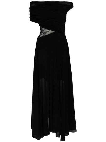 ruched gown