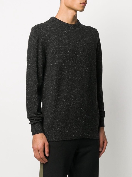 Black Silk-wool Blend Jumper