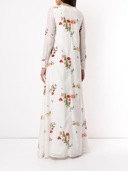 Soiree floral print dress