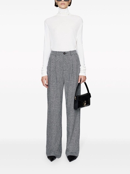 Carrie wide-leg wool trousers