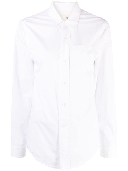 foldout layered cotton shirt