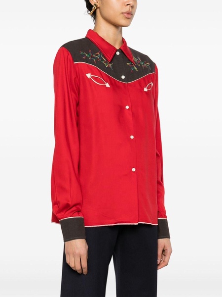 Jumper Western embroidered-star shirt