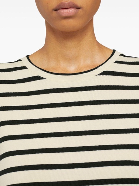 stripe-print cotton T-shirt