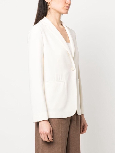 long-sleeve single-breasted blazer