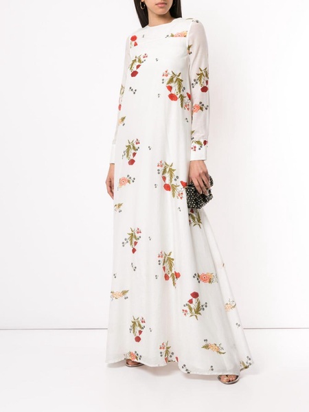 Soiree floral print dress