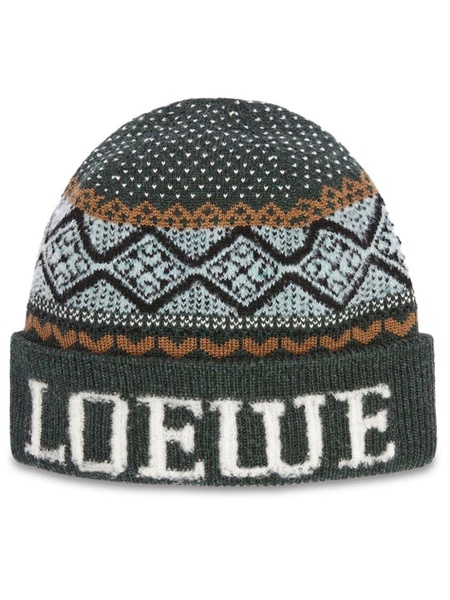 x Suna Fujita intarsia-knit beanie