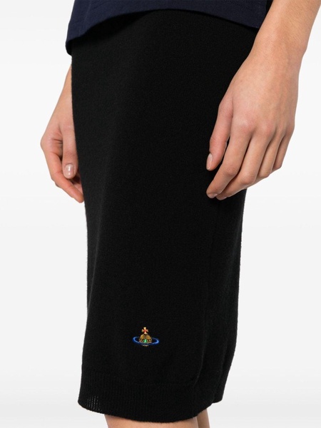 Orb-embroidered skirt