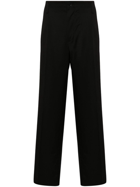 high-waist wide-leg trousers