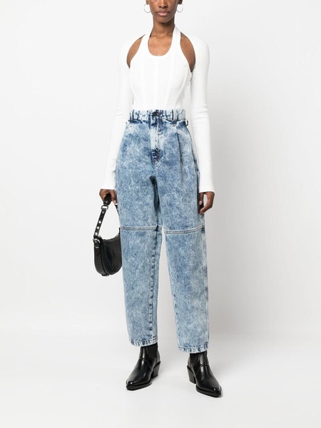 high-waisted Shobak jeans