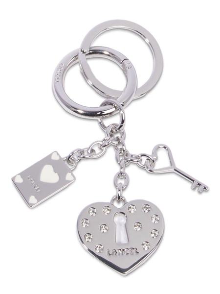 Crush crystal-embellished keyring 