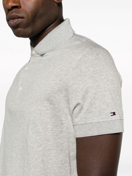 logo-embroidered cotton polo shirt