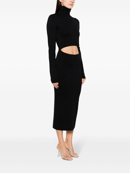 Suno roll-neck maxi dress