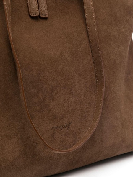 4 In Orizzontale suede shoulder bag