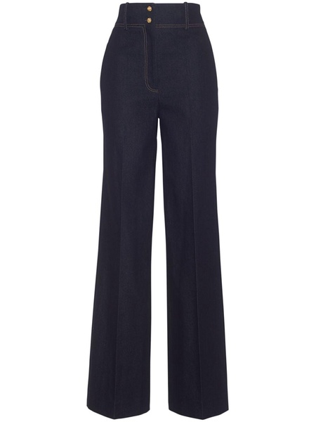 Hugo high-waisted straight-leg jeans