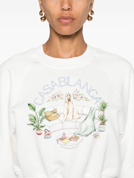 Appartement Dans Les Airs cropped sweatshirt