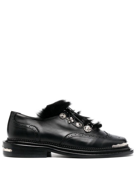 studded 30mm leather brogues