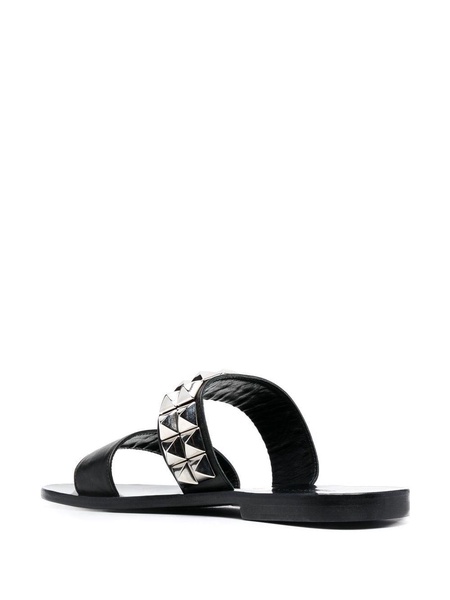 pyramid-stud flat sandals