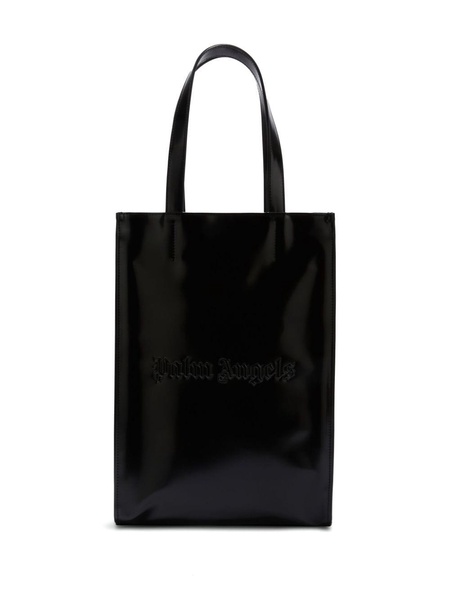 debossed-logo tote bag