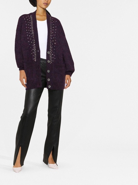 stud-embellished cardigan 