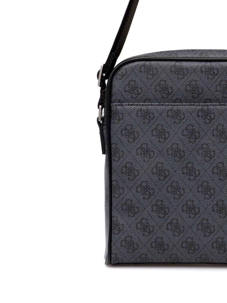 monogram-pattern messenger bag 