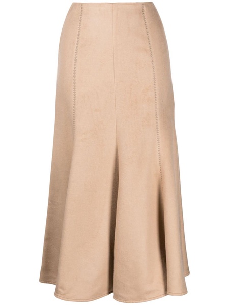 Amy suede flared skirt