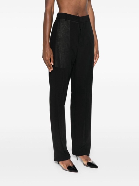 virgin wool trousers