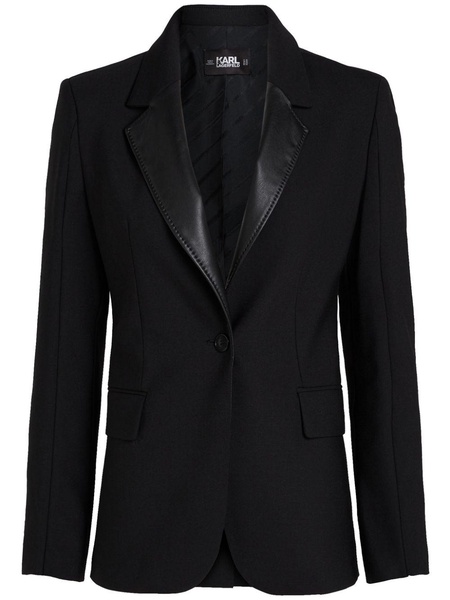 slit-sleeve tailored blazer