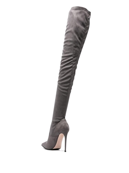 120mm suede thigh-high boots