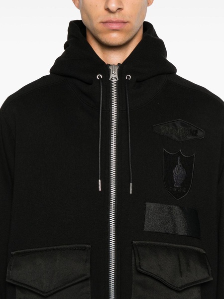 patch zip-up detail 