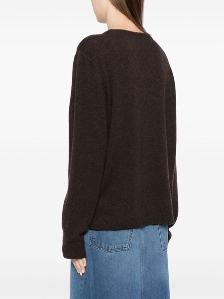 crew-neck long-sleeve jumper