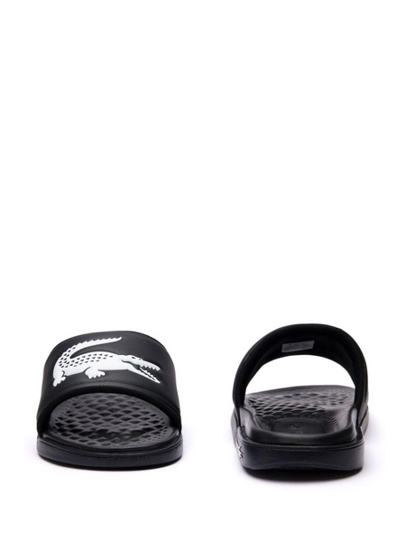 Croco Dualiste logo strap slides