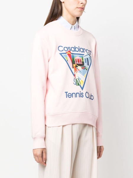 Tennis Club print sweatshirt