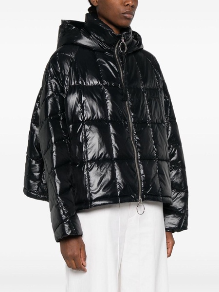 hooded puffer jacket