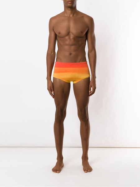 tie-dye gradient swimming trunks