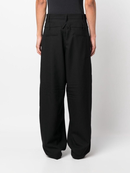 Double Belted virgin-wool trousers